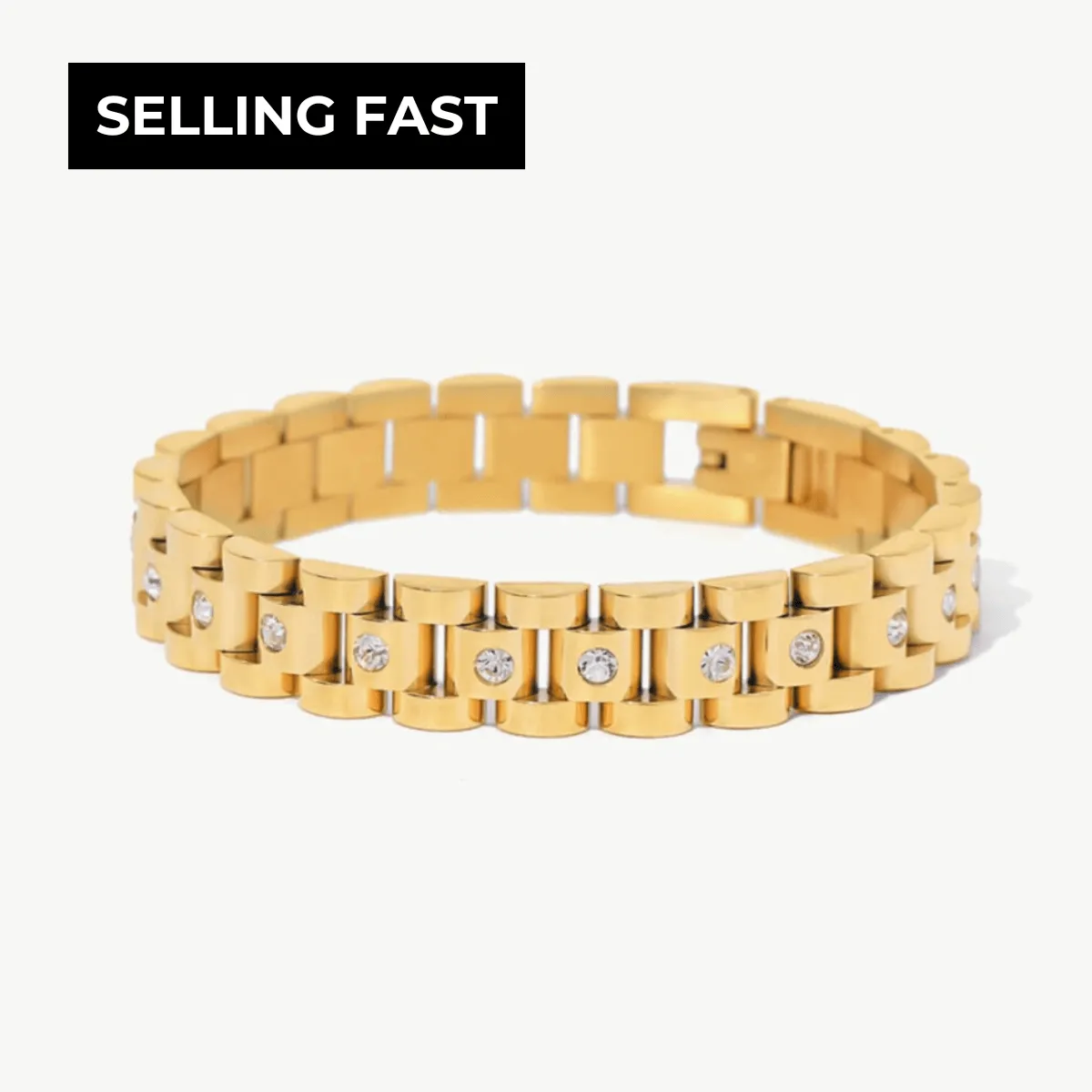 Gold Bracelet - Watch Band sold by Mason & Madison Co.