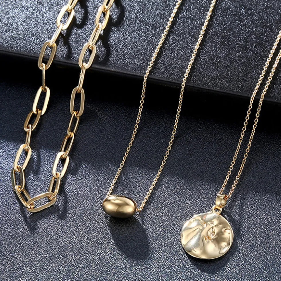 Gold Layering Necklaces Bundle sold by Mason & Madison Co. product image thumbnail 3