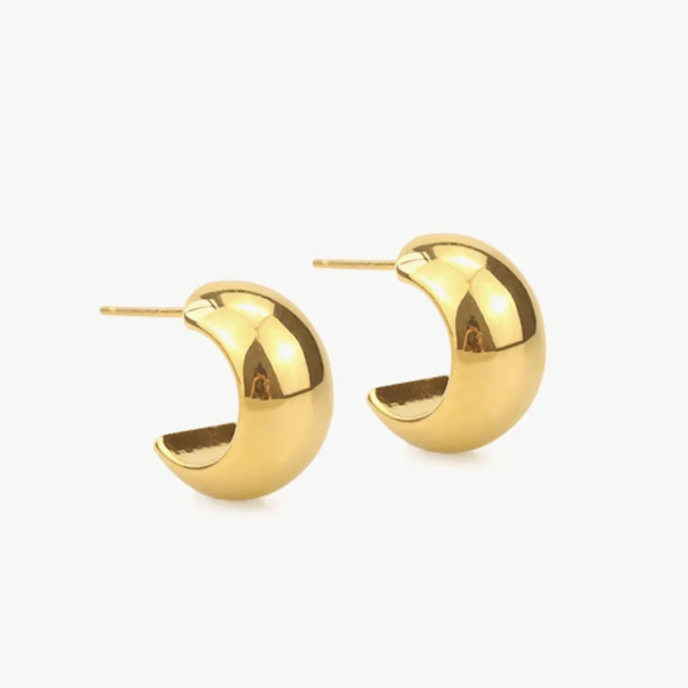 C-Hoop Stud Earrings sold by Mason & Madison Co.