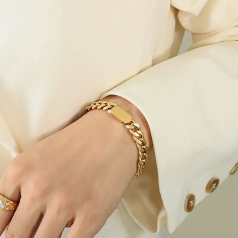 Gold Chain Bracelet - MASON CHUNKY CHAIN™ To Be Elegant sold by Mason & Madison Co.