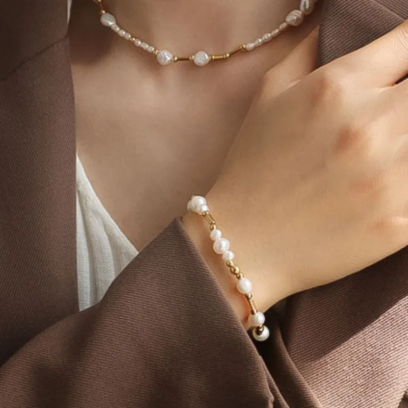 Pearl Chain Bracelet - Wrapped In Fun sold by Mason & Madison Co.
