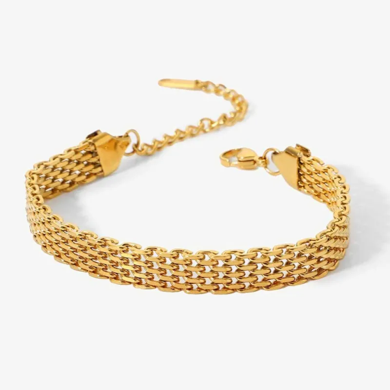 Gold Chain Bracelet sold by Mason & Madison Co.