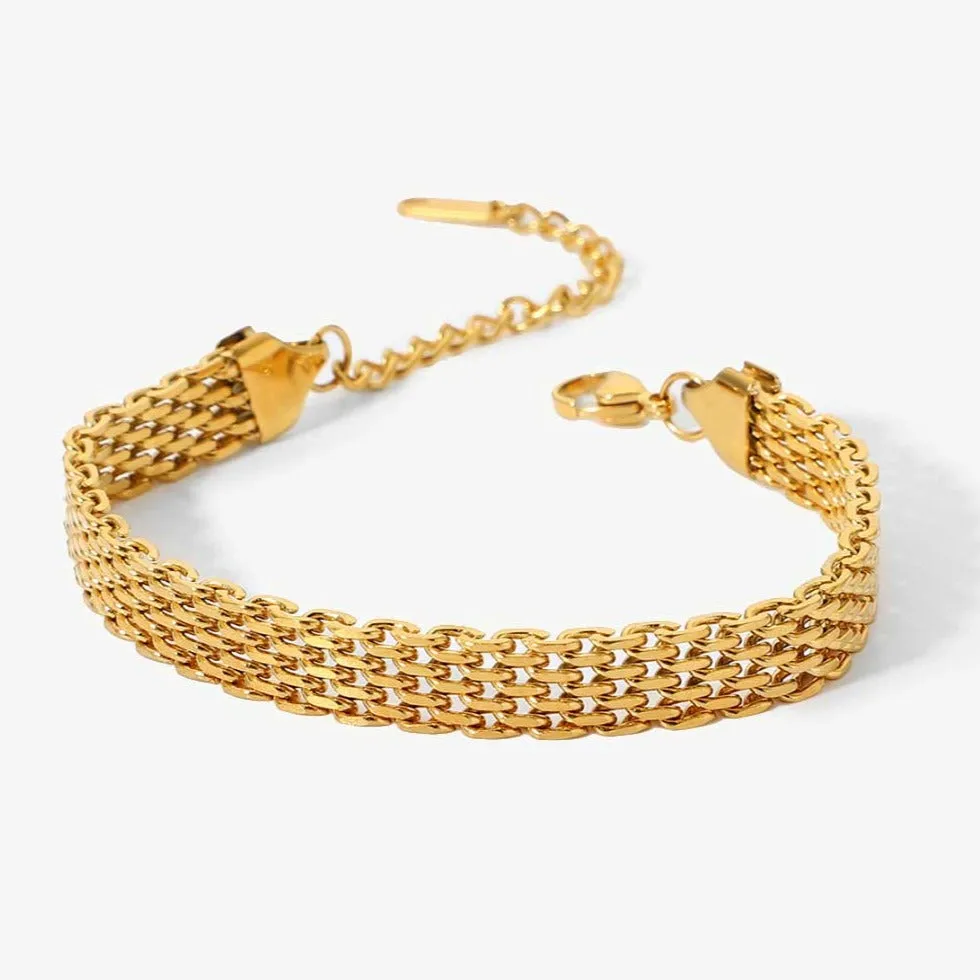 Gold Chain Bracelet sold by Mason & Madison Co.