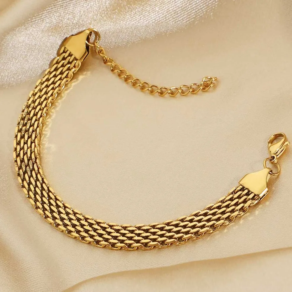 Gold Chain Bracelet sold by Mason & Madison Co. product image thumbnail 3