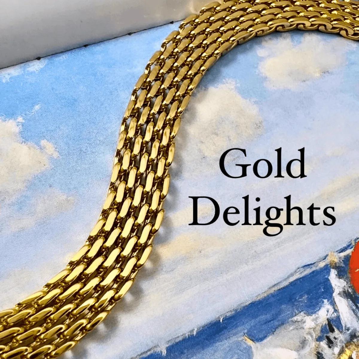 Gold Chain Bracelet sold by Mason & Madison Co. product image thumbnail 4