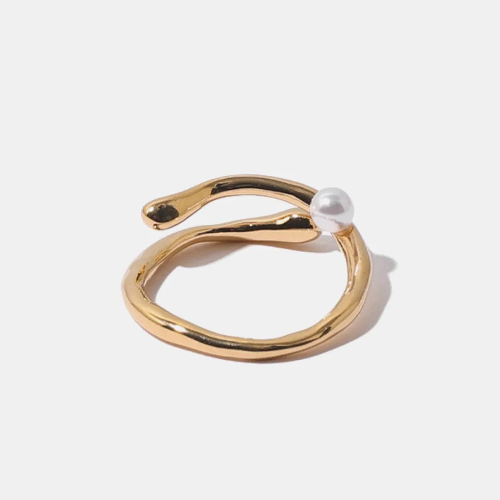 Pearl Bypass Open Ring sold by Mason & Madison Co. product image thumbnail 3