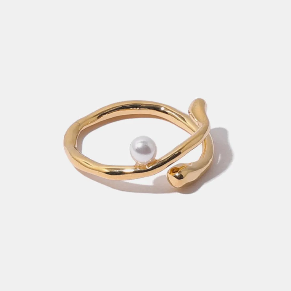 Pearl Bypass Open Ring sold by Mason & Madison Co.