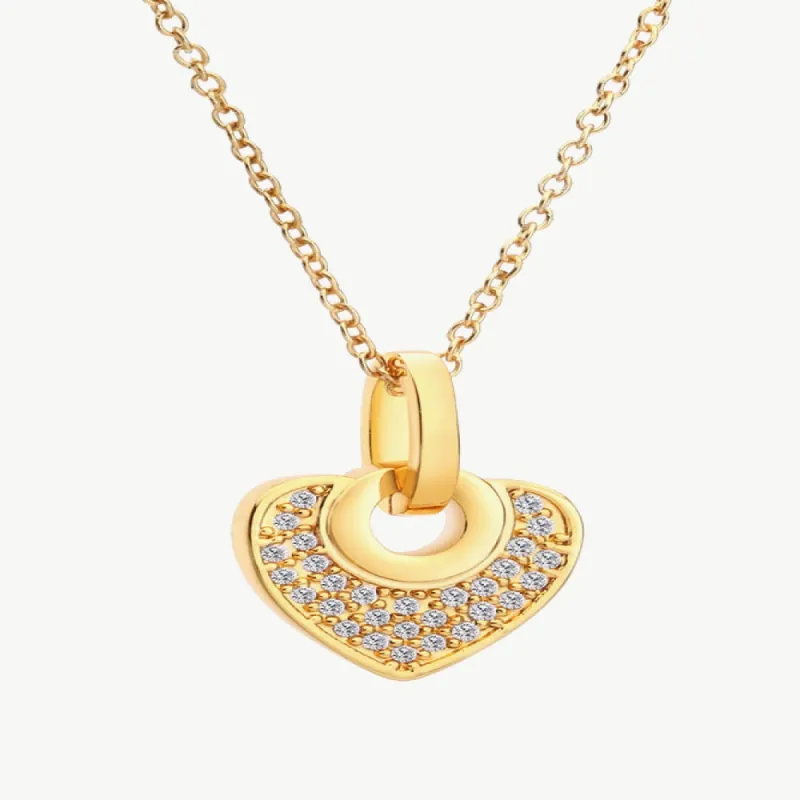 Diamonds Heart Pendant Necklace sold by Mason & Madison Co.