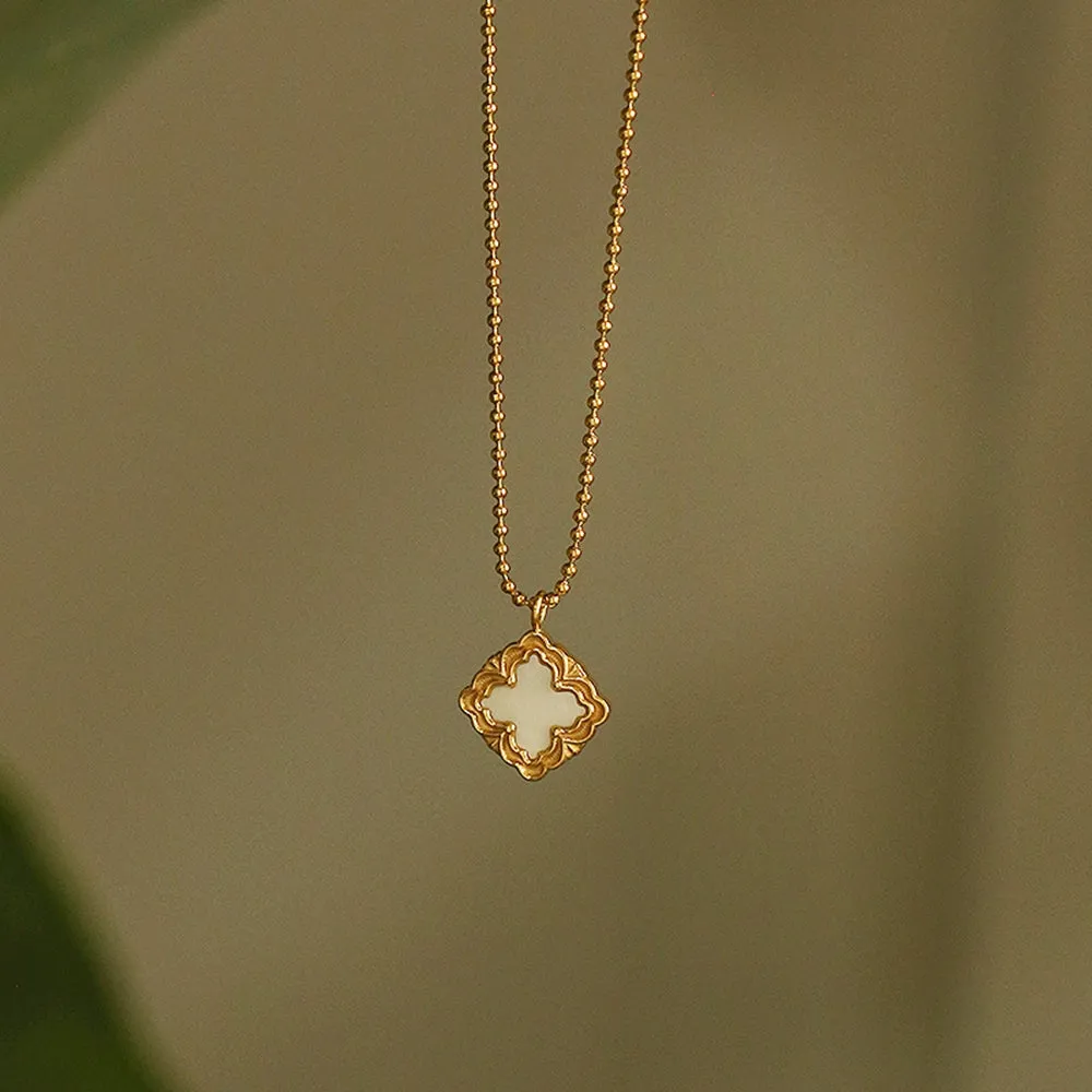 Shell Pendant Necklace sold by Mason & Madison Co. product image thumbnail 4