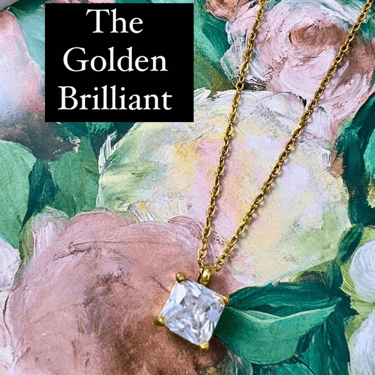 Diamond Pendant Gold Necklace sold by Mason & Madison Co. product image thumbnail 4