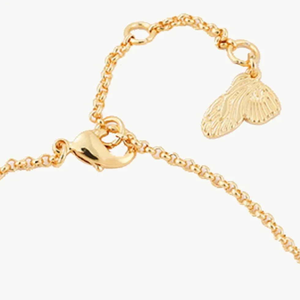 Pearl Heart Lock Charm Chain Bracelet sold by Mason & Madison Co. product image thumbnail 5