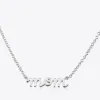 Silver MOM Pendant Necklace sold by Mason & Madison Co.