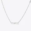 Silver MOM Pendant Necklace sold by Mason & Madison Co.