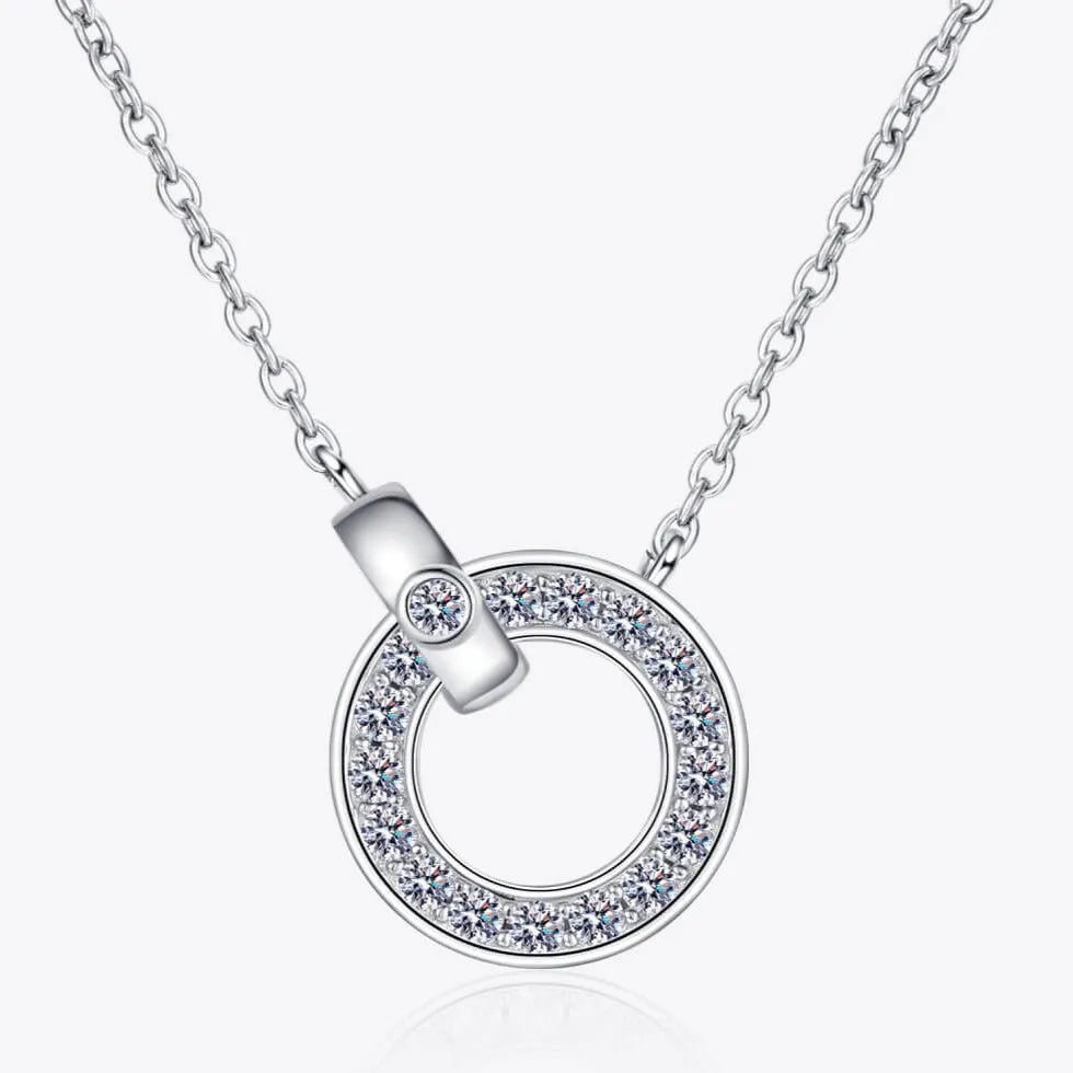 Diamond Circle Pendant Necklace sold by Mason & Madison Co.