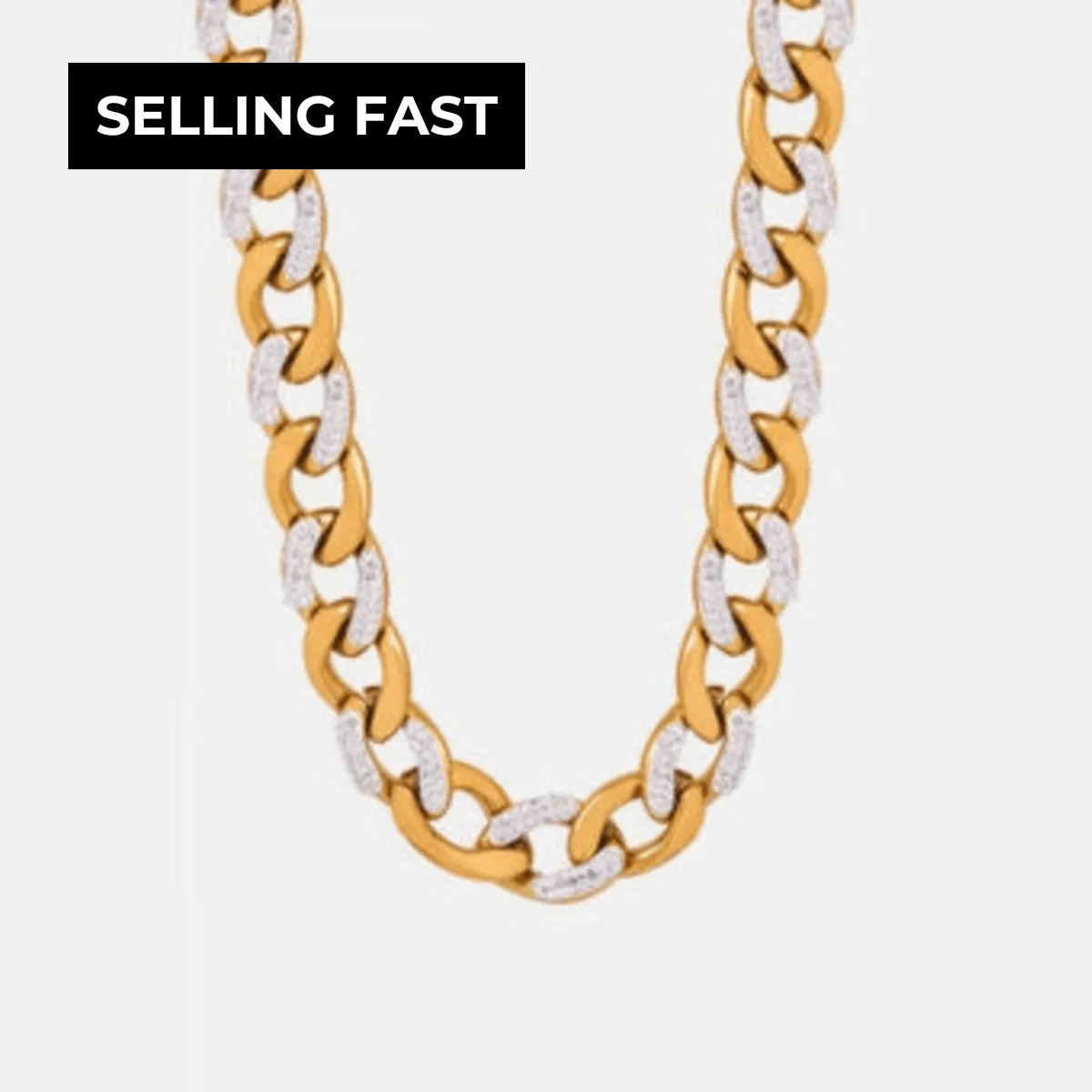 Gold Chunky Chain Necklace - MASON CHUNKY CHAIN™ Diamond sold by Mason & Madison Co.