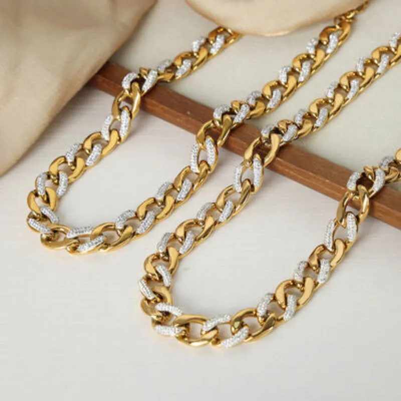 Gold Chunky Chain Necklace - MASON CHUNKY CHAIN™ Diamond sold by Mason & Madison Co. product image thumbnail 3