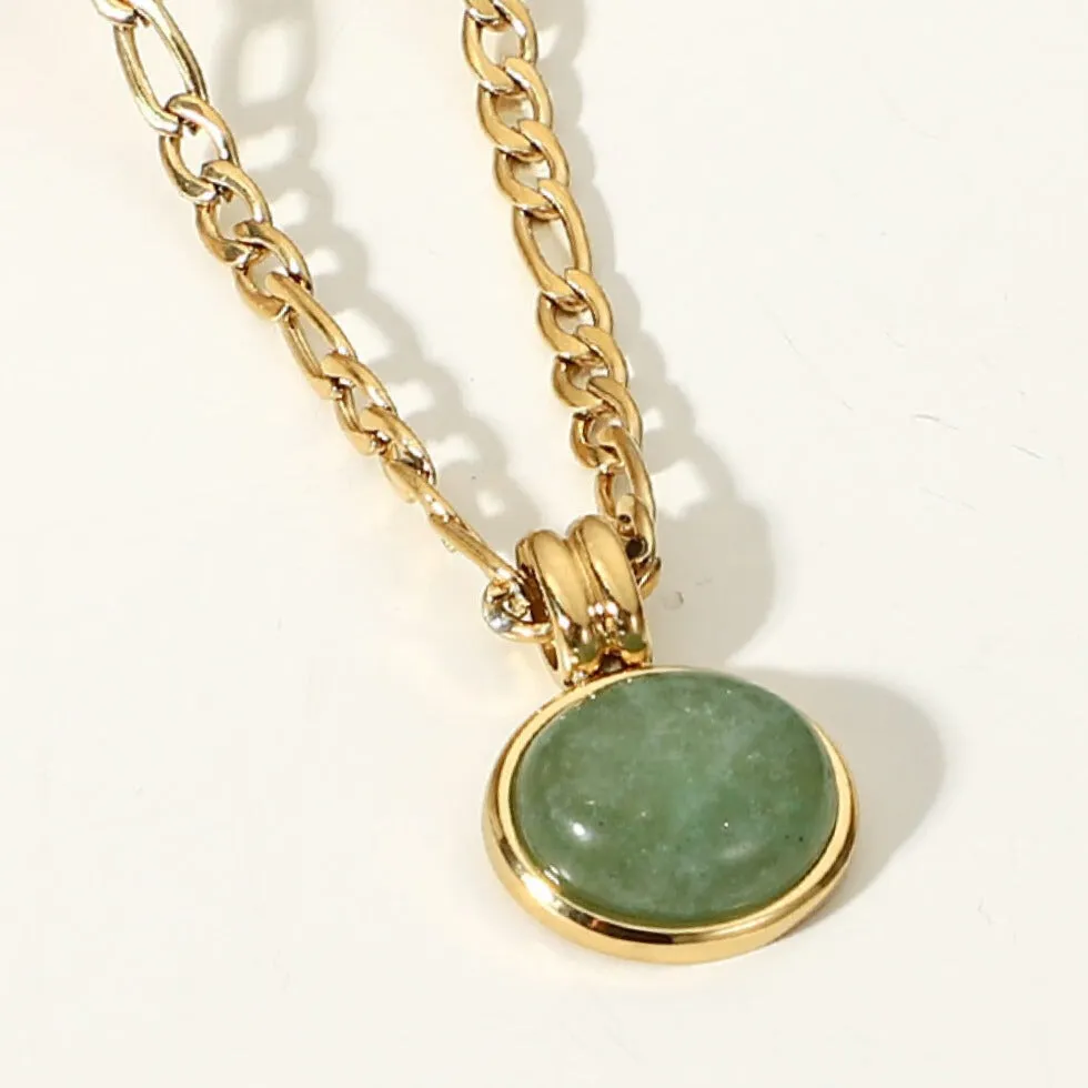 Jade Pendant Necklace sold by Mason & Madison Co. product image thumbnail 3