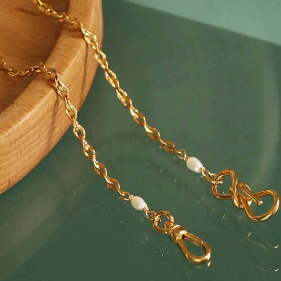 Gold Pendant Necklace with Bow sold by Mason & Madison Co. product image thumbnail 5