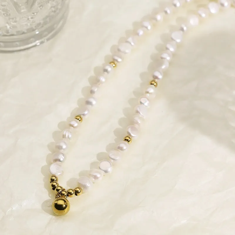 Pendant Pearl Chain Necklace sold by Mason & Madison Co.