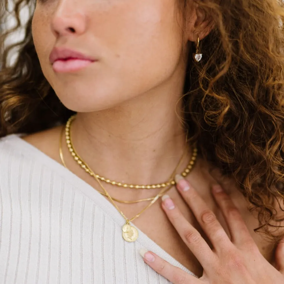 Make a Wish Gold Coin Pendant Necklaces Bundle sold by Mason & Madison Co. product image thumbnail 4