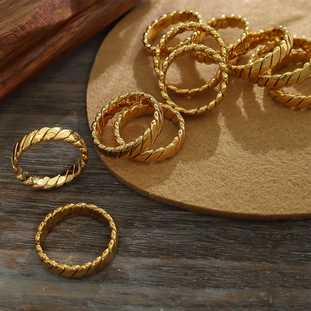 Gold Ring - Elegant Texture sold by Mason & Madison Co. product image thumbnail 3