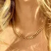 Gold Cable Chain Necklace Earrings Ring Bundle Set sold by Mason & Madison Co.