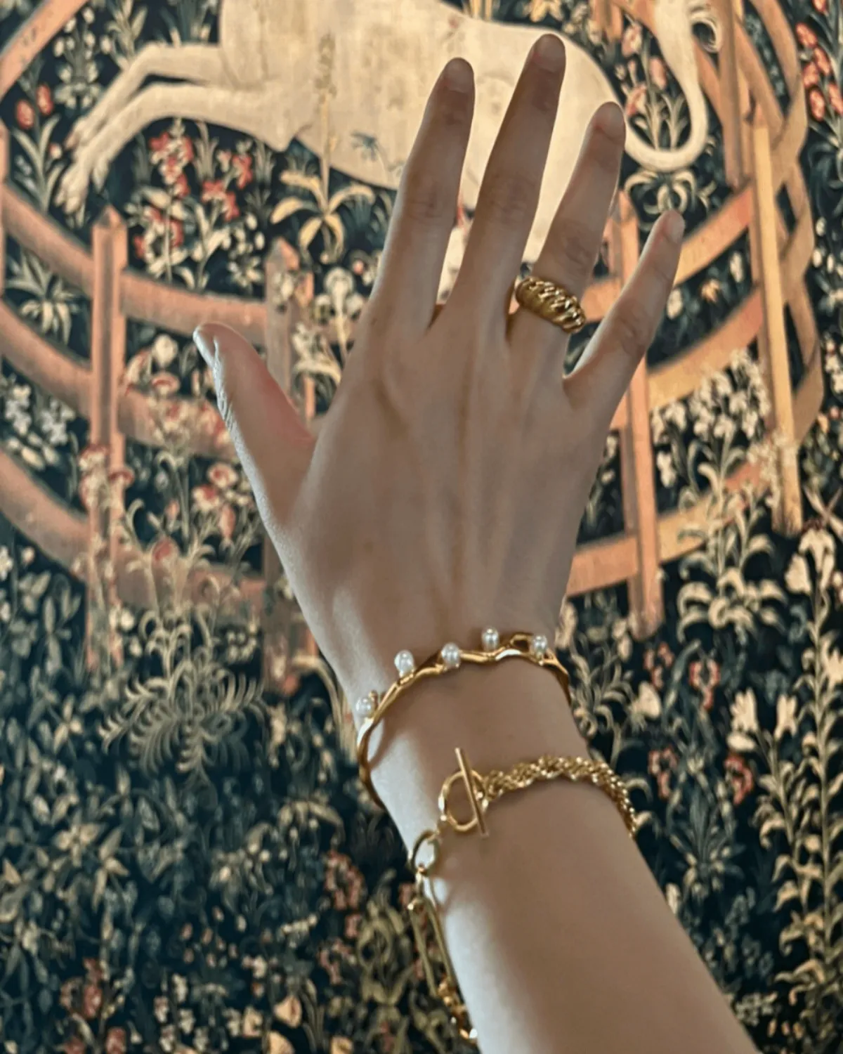 Best Trending Trendy Pearl Cuff Bracelet Jewelry Gift on Sale for Women, Lady, Mother, Wife sold by Mason & Madison Co. product image thumbnail 5