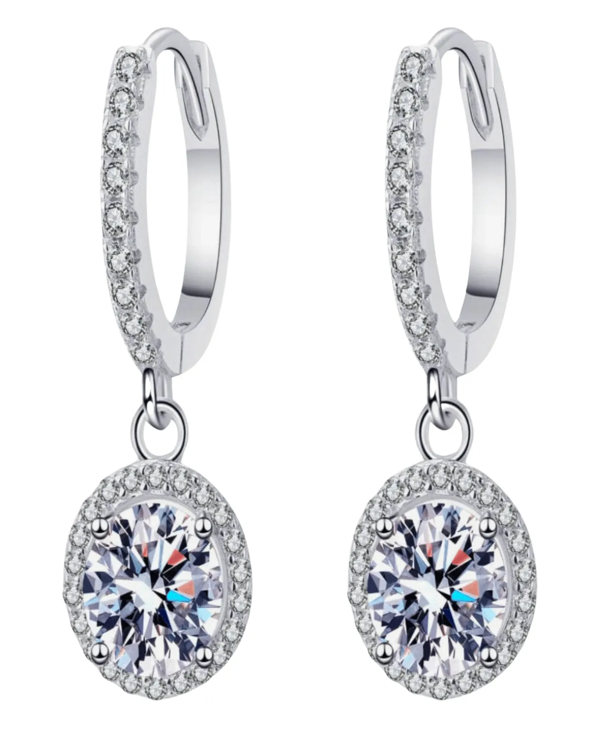 Best Trending Trendy Diamond Drop Earrings Jewelry Gift on Sale for Women, Lady, Mother, Wife sold by Mason & Madison Co.