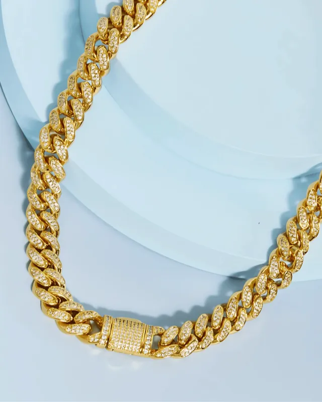 Best Trending Trendy Gold Diamond Chain Necklace Jewelry Gift on Sale for Women, Lady, Mother, Wife sold by Mason & Madison Co.