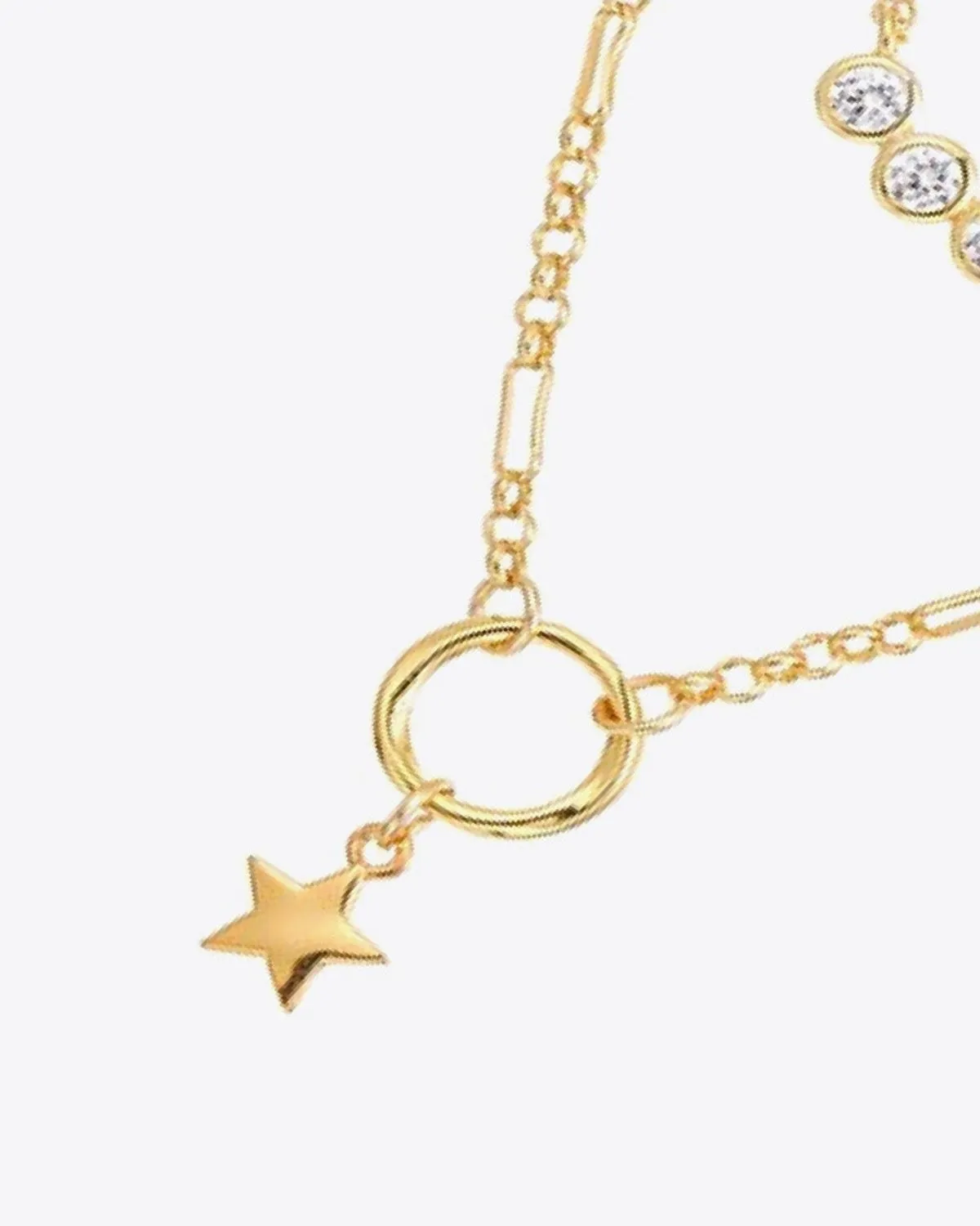 18K Gold Layering Pendant Necklace with Star & Diamond sold by Mason & Madison Co. product image thumbnail 3
