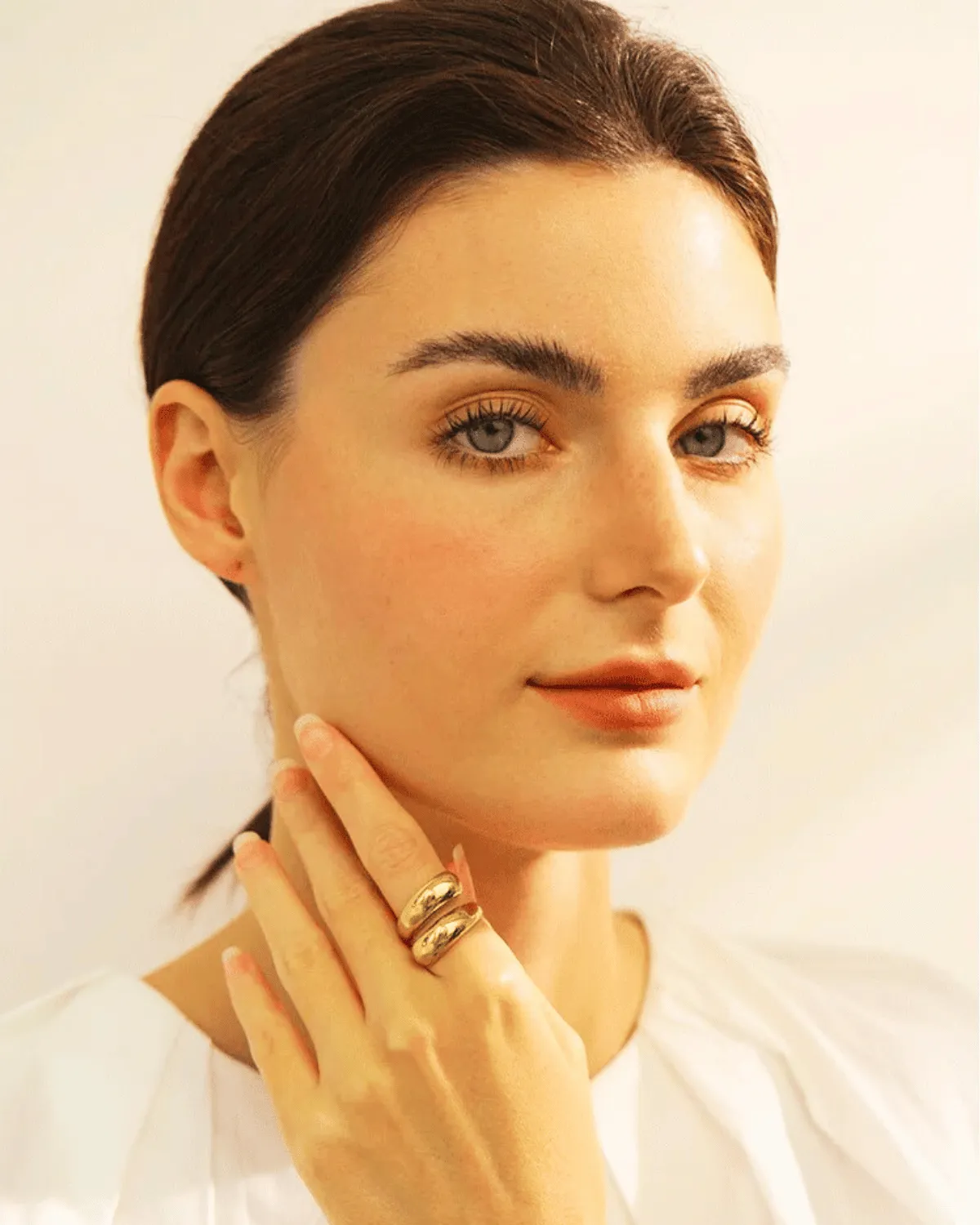 18K Gold Ring - Double Open sold by Mason & Madison Co. product image thumbnail 2