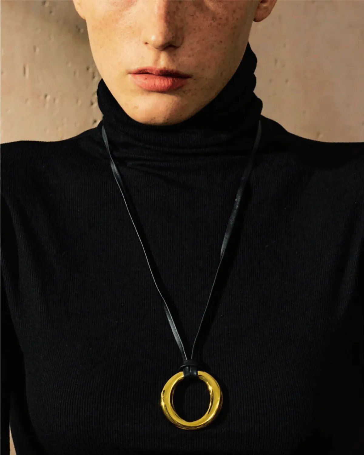 18K Gold Pendant Necklace - Symbiose Cord sold by Mason & Madison Co. product image thumbnail 2