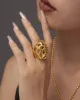 18K Gold Statement Ring - Cutout sold by Mason & Madison Co.