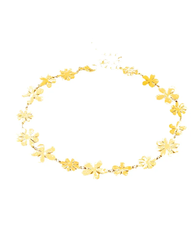 Gold Chain Bracelet - Flower sold by Mason & Madison Co.