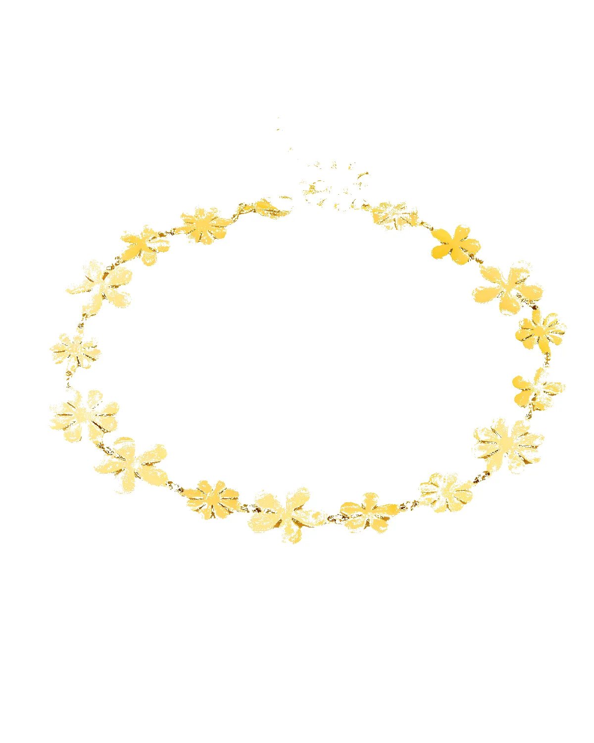 Gold Chain Bracelet - Flower sold by Mason & Madison Co.