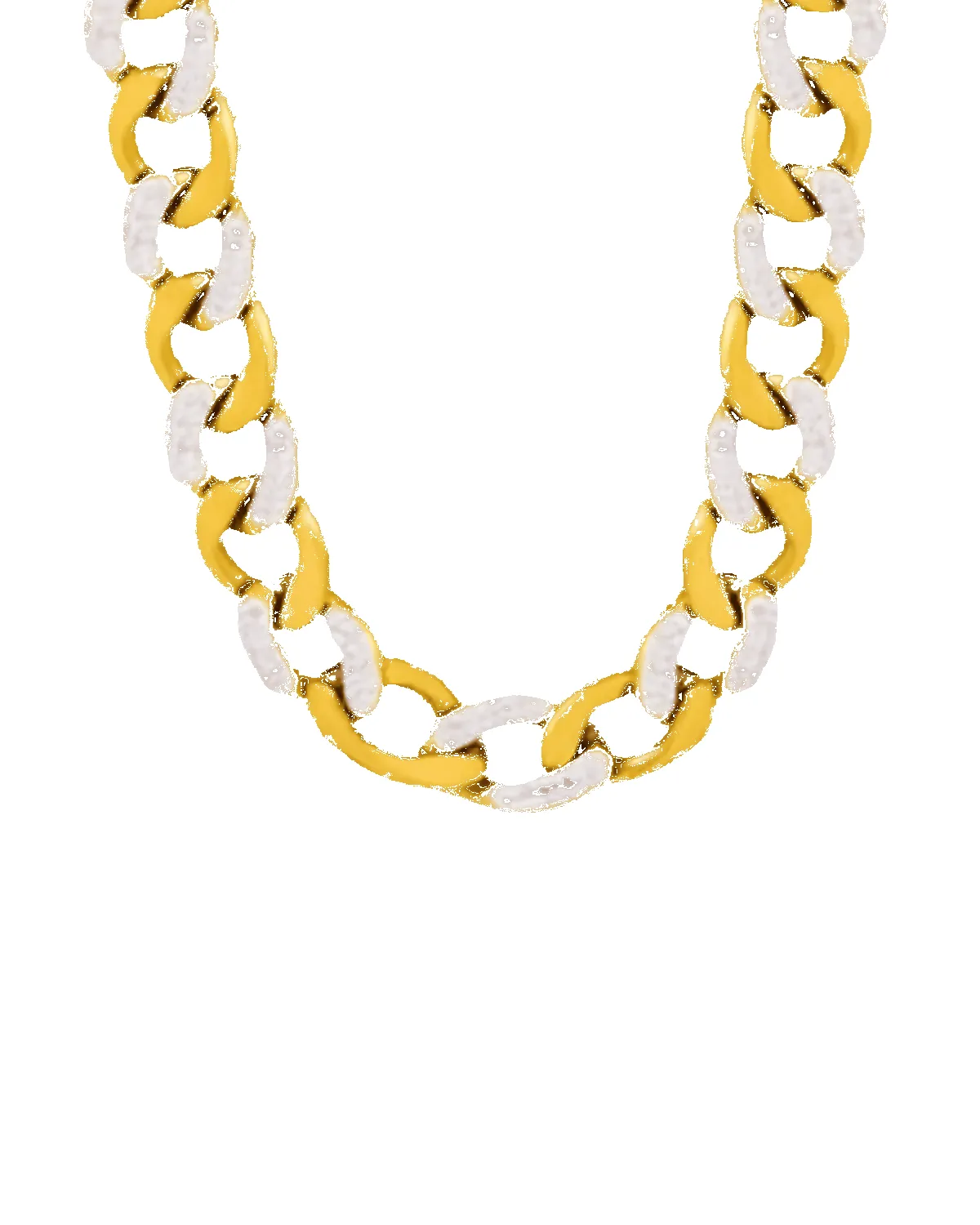 18K Gold Chunky Chain Necklace - MASON CHUNKY CHAIN™ Diamond sold by Mason & Madison Co. product image thumbnail 2