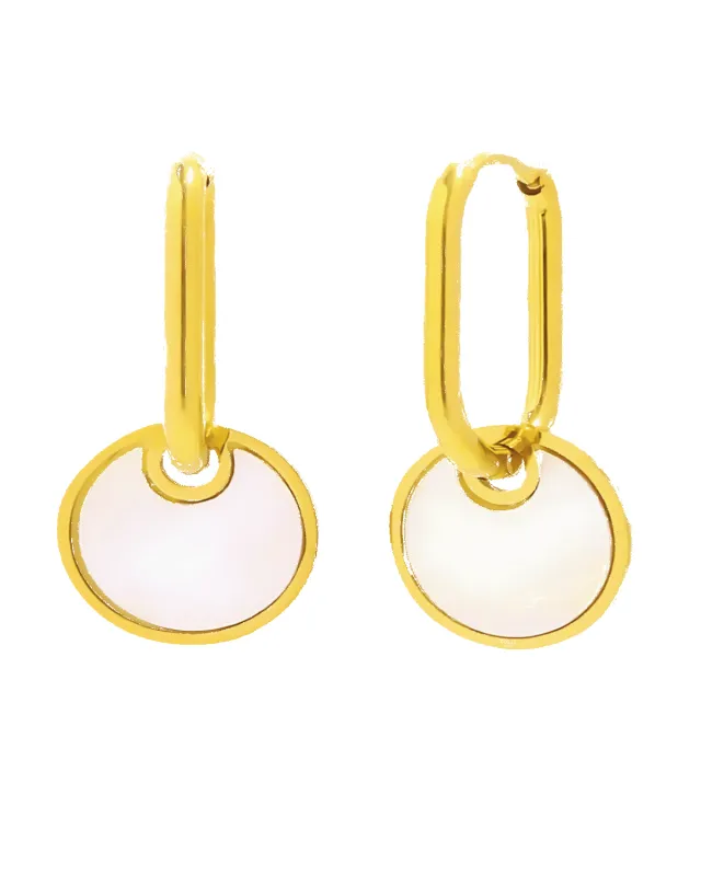 18K Pearl Drop Earrings sold by Mason & Madison Co.