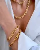 18K Gold Link Chain Necklace - Graduated sold by Mason & Madison Co.