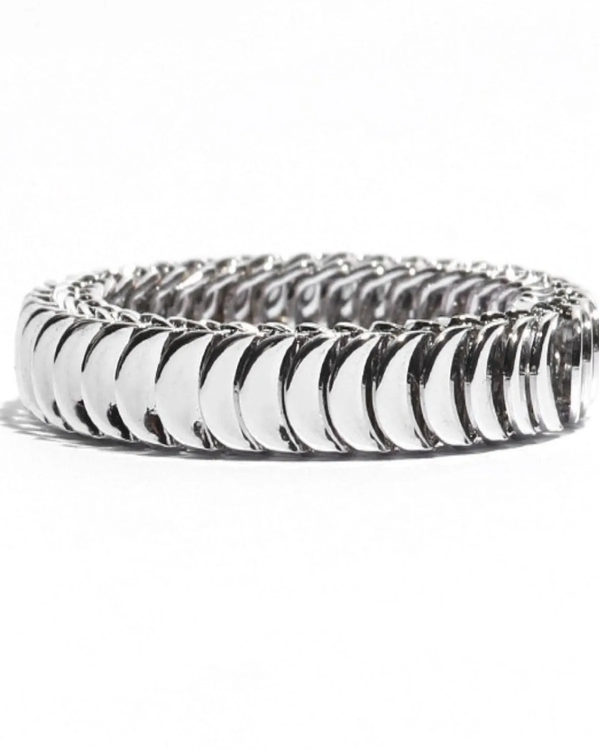Silver Chain Ring - Unisex Snake sold by Mason & Madison Co. product image thumbnail 3