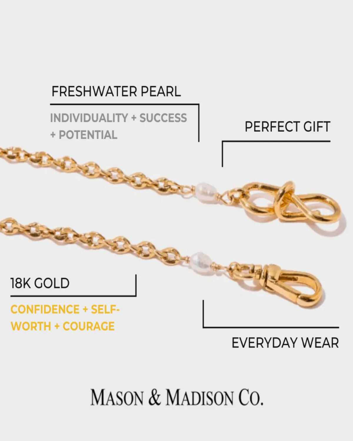18K Gold Pendant Necklace with Bow sold by Mason & Madison Co. product image thumbnail 2