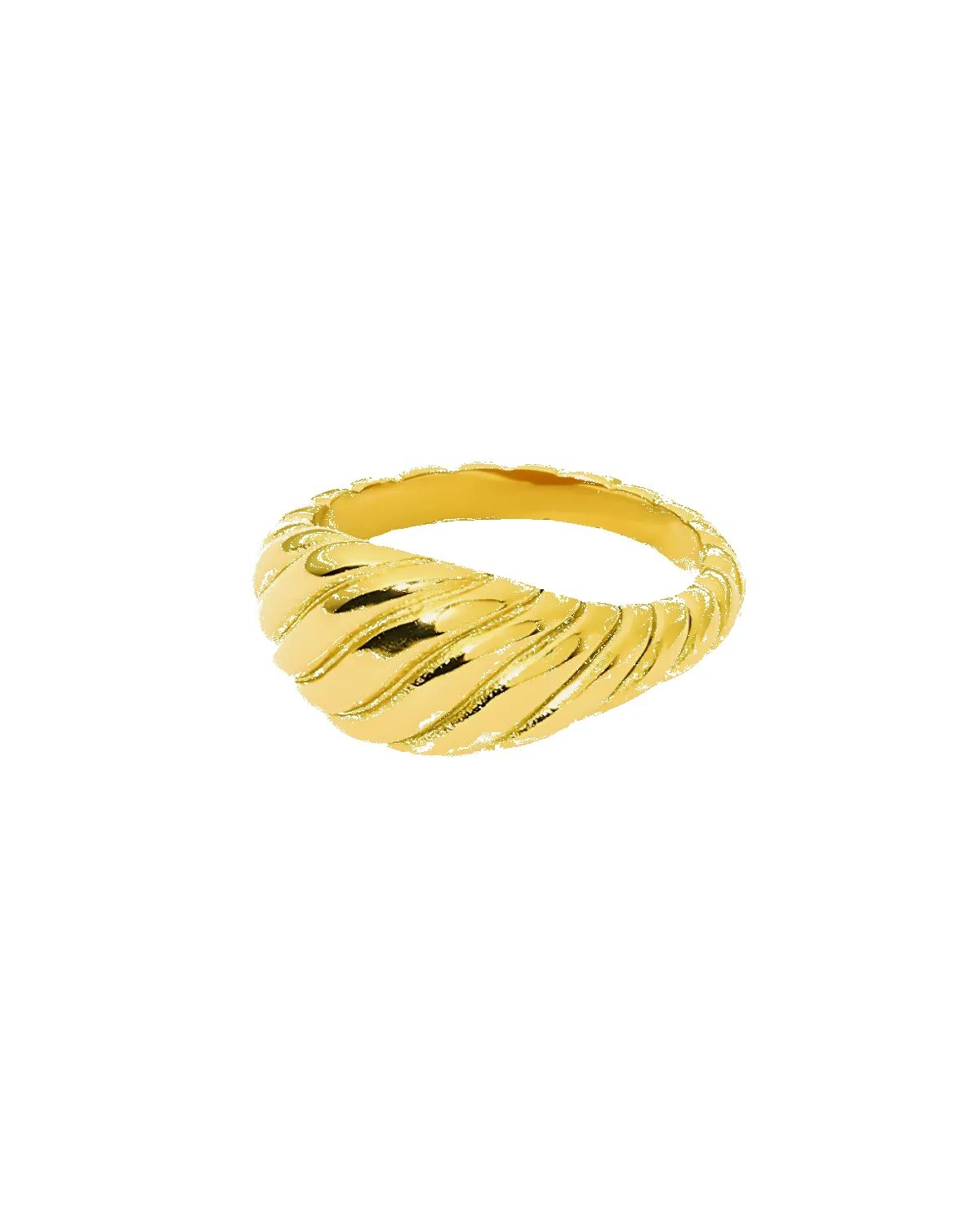 18K Gold Ring - Ribbed sold by Mason & Madison Co.