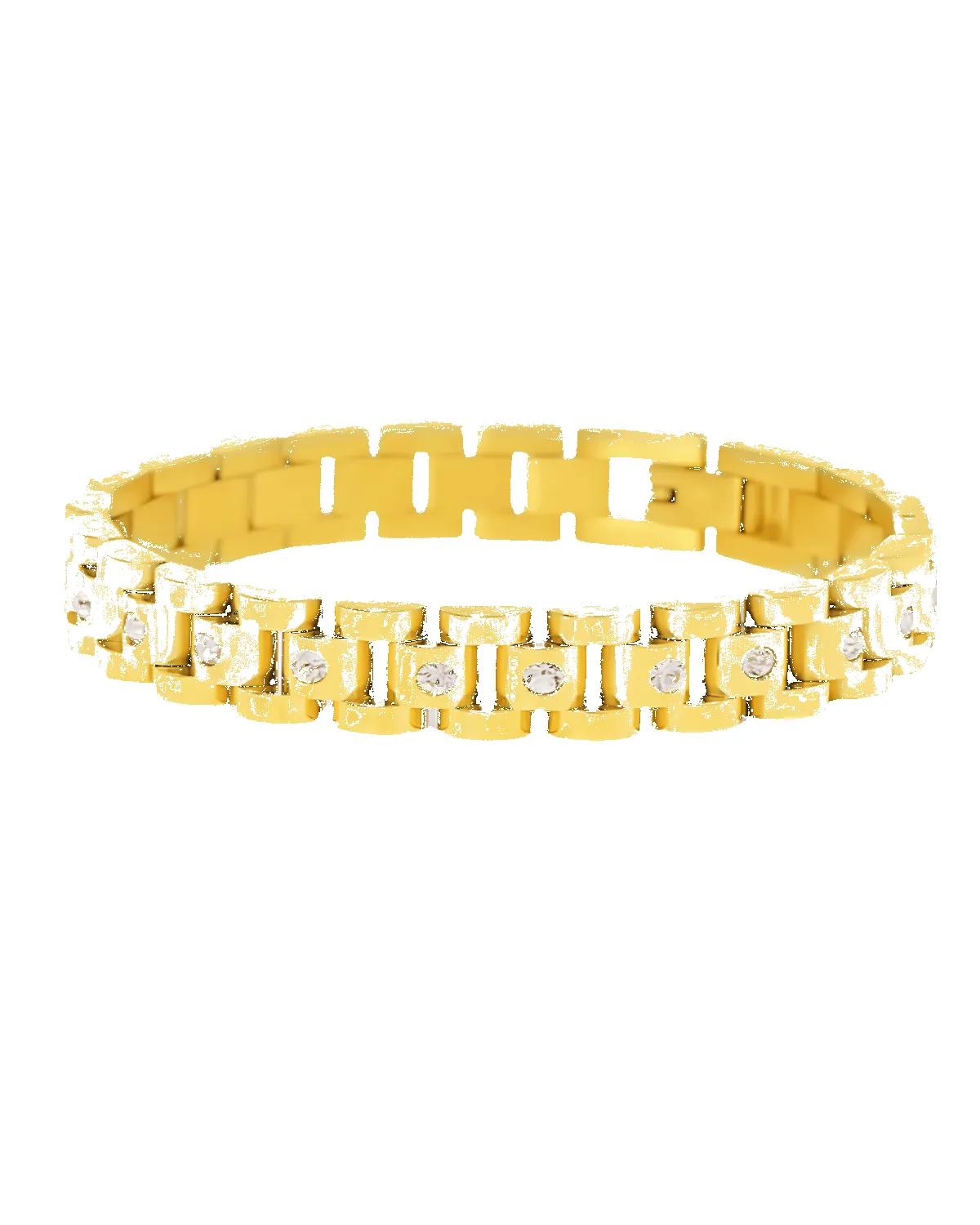 18K Gold Bracelet - Watch Band sold by Mason & Madison Co.