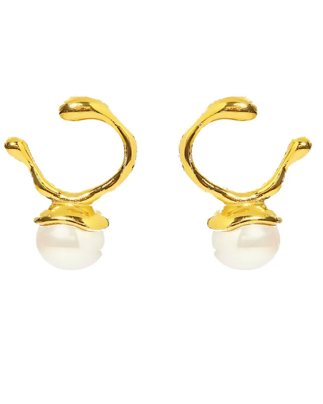 18K Pearl Stud Earrings - Always Fashion sold by Mason & Madison Co.