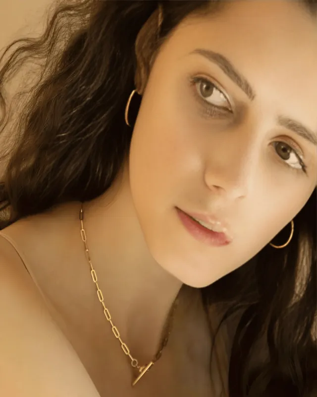 18K Gold Chain Necklace - Boyfriend sold by Mason & Madison Co.