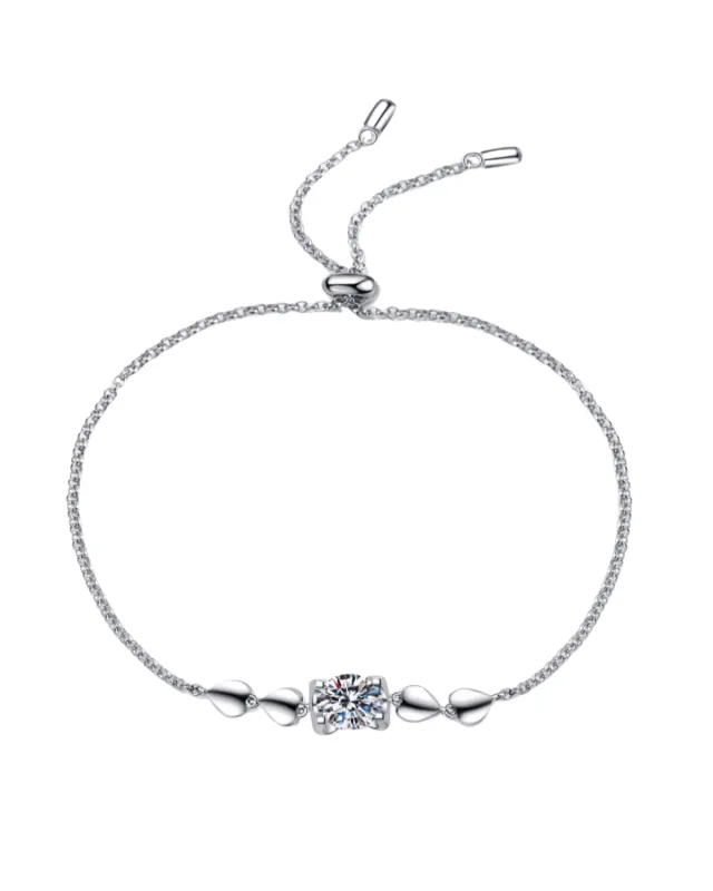 1 Carat Diamond Round Charm Bracelet sold by Mason & Madison Co.