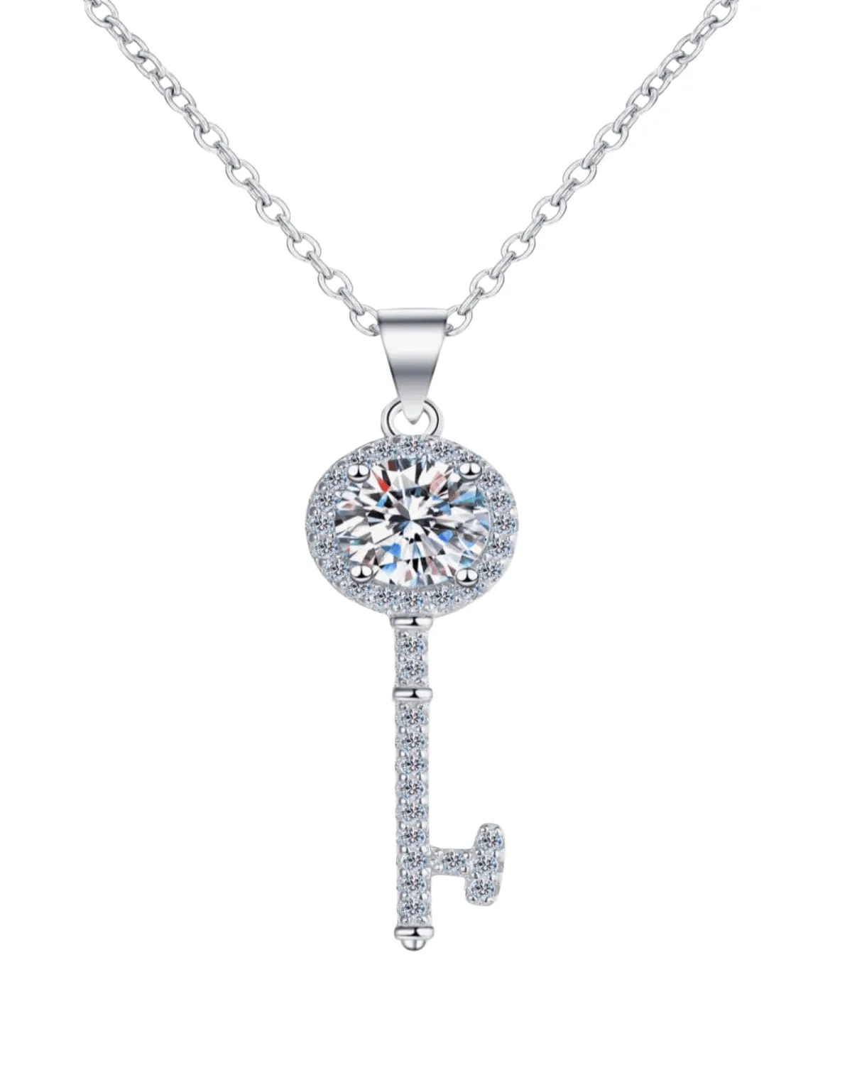 1 Carat Diamond Key Pendant Necklace sold by Mason & Madison Co.