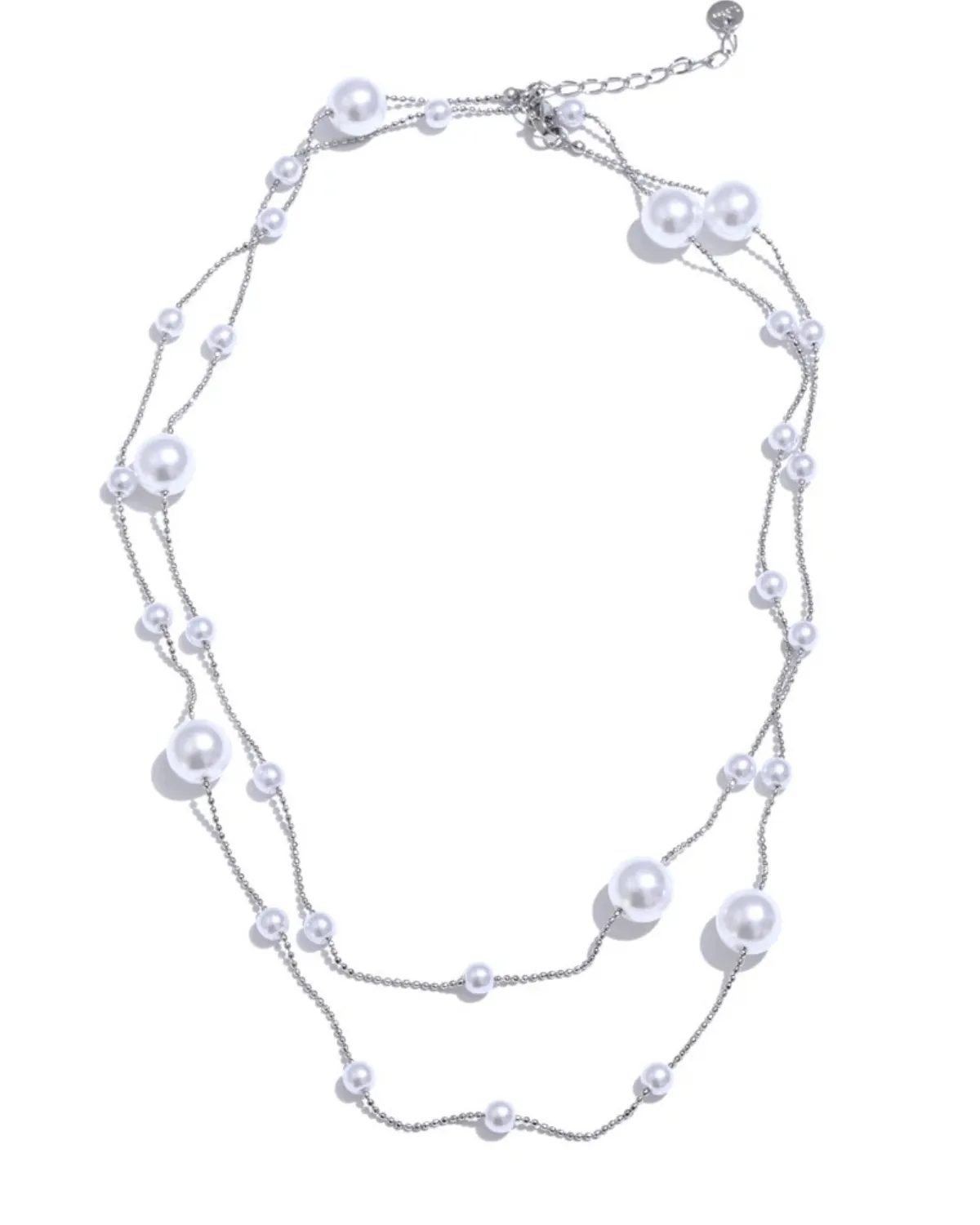 Pearl Long Chain Necklace - 18K Gold sold by Mason & Madison Co. product image thumbnail 4