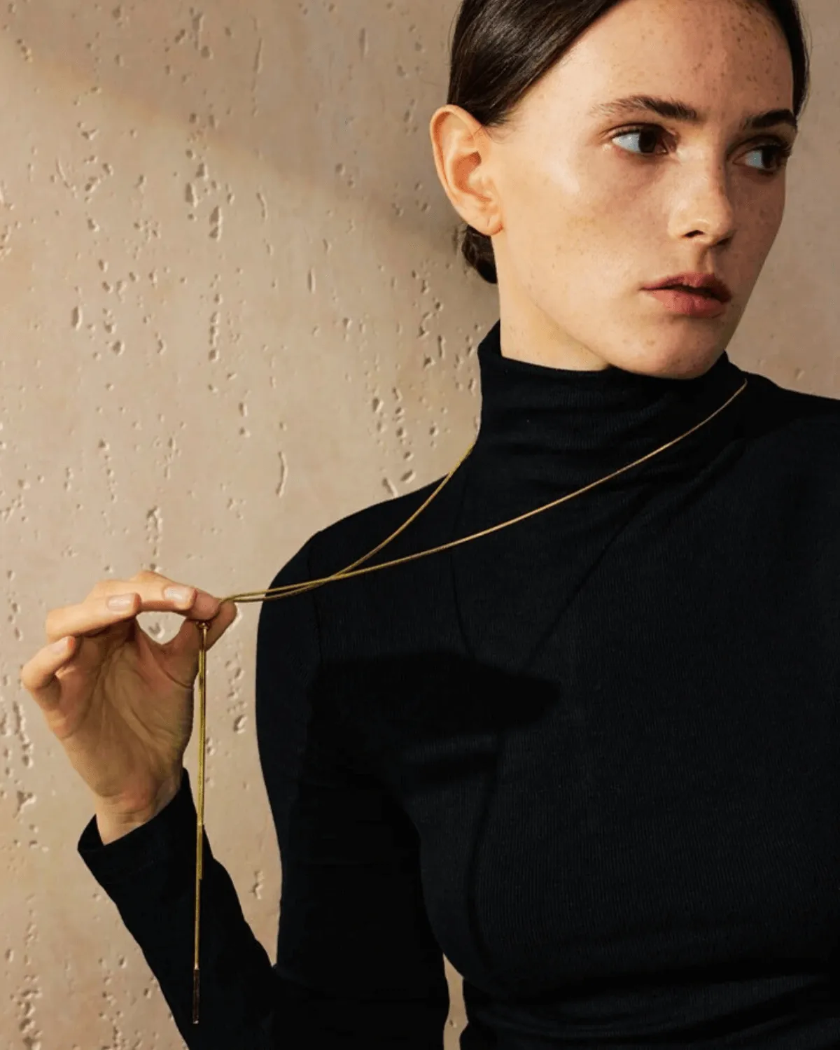 Adjustable 18K Gold Chain Necklace sold by Mason & Madison Co. product image thumbnail 3