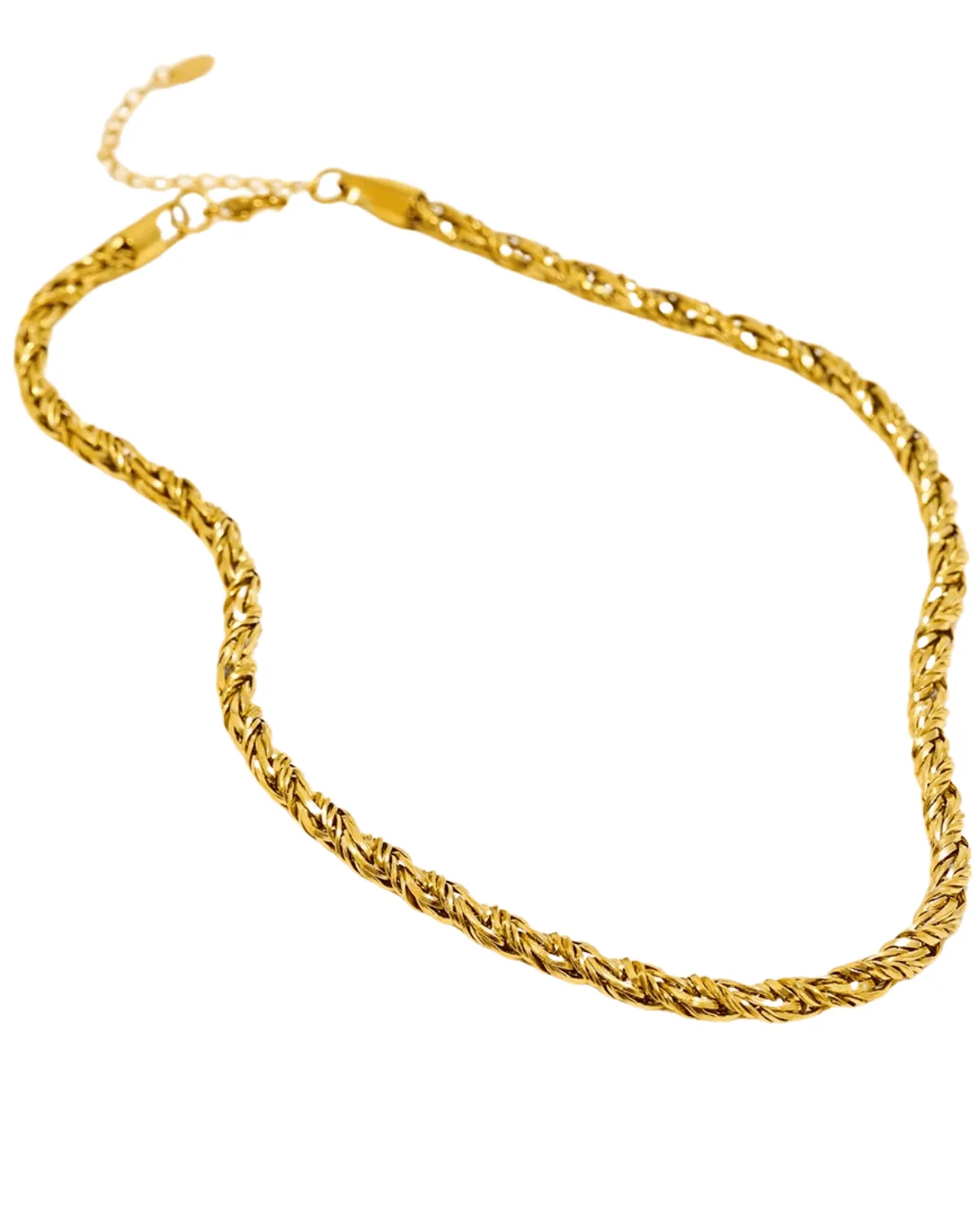 18K Gold Rope Chain Necklace sold by Mason & Madison Co.