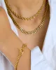 Best Trending 18K Gold Cable Chain + Rope Chain Necklace Set Gift on Sale for Women, Lady, Mother, Wife sold by Mason & Madison Co.
